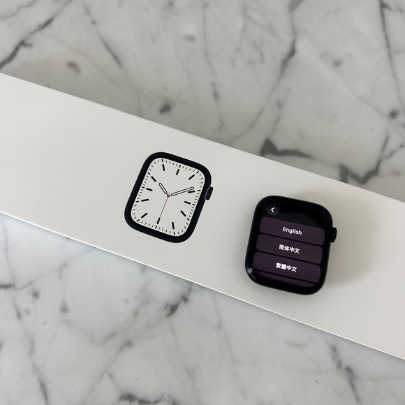 Apple Watch Series 7 GPS+Cellular (45mm) in Midnight Aluminum (Choose your band) main image 6